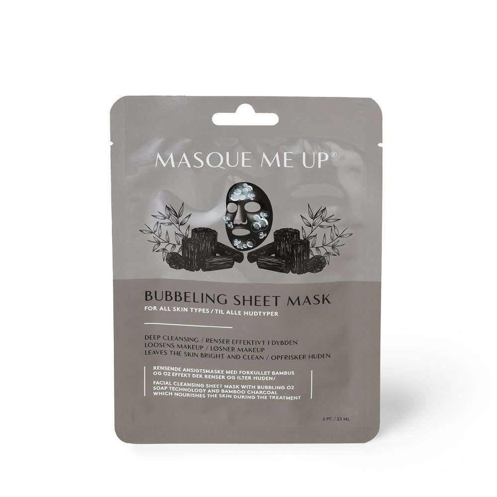 Indsprøjtning Ligegyldighed problem Bubbeling Sheet Mask | masquemeup