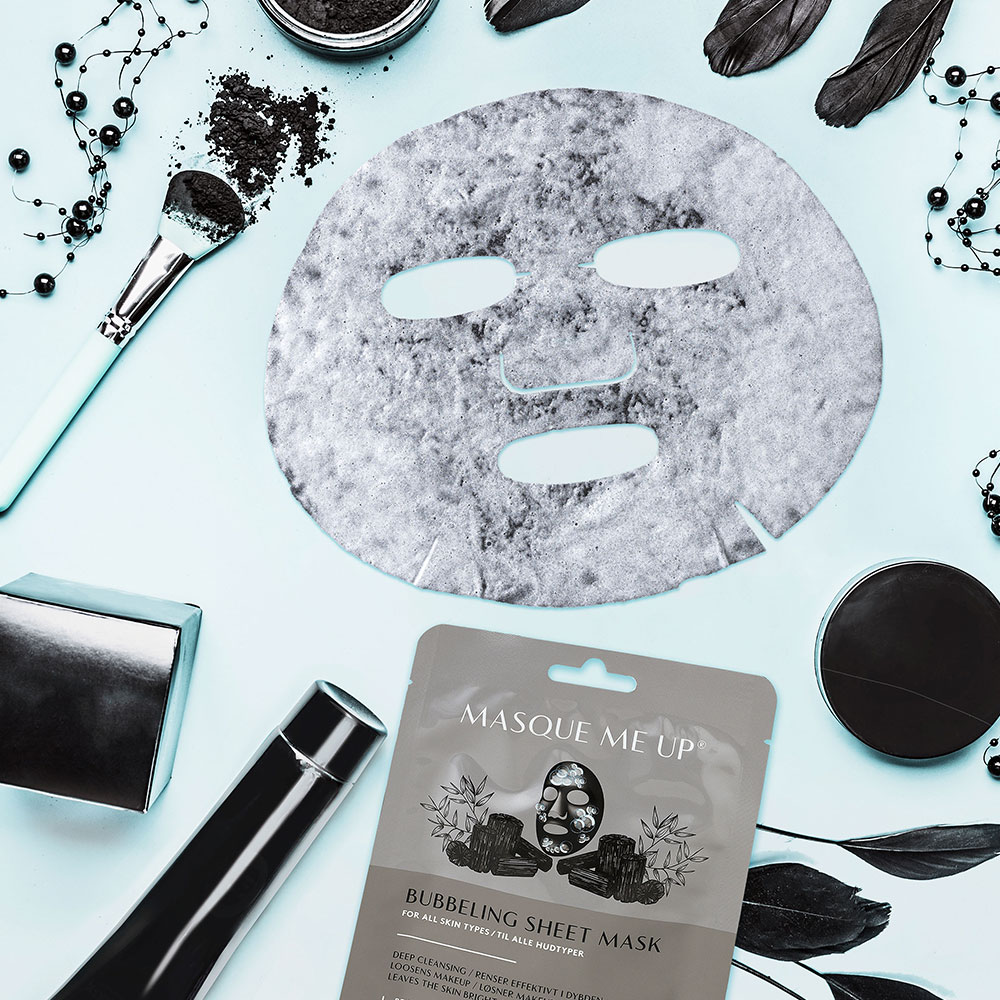 Indsprøjtning Ligegyldighed problem Bubbeling Sheet Mask | masquemeup