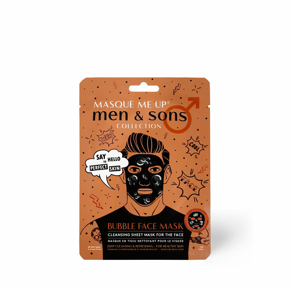 Sovesal komedie Reduktion Men & Sons Bubble Face Mask | masquemeup